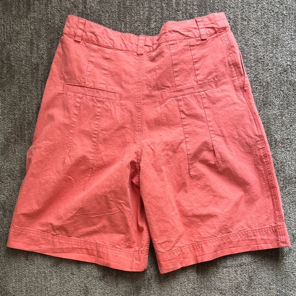 Free People pleated trouser shorts wide-leg 
NWOT bermudas cotton linen boho - Picture 6 of 13
